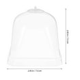 thumbnail image 3 of 10 piezas de plantas de invernadero transparentes Protector Humedad cubiertas de domo ideales para protección contra la maceta de cloche de cloche de jardín, 3 of 5