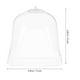 thumbnail image 3 of 10 piezas de plantas de invernadero transparentes Protector Humedad cubiertas de domo ideales para protección contra la maceta de cloche de cloche de jardín, 3 of 5