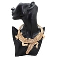 thumbnail image 5 of Women Fashion Necklace Gold Metal Crocodile Alligator Pendant, 5 of 7