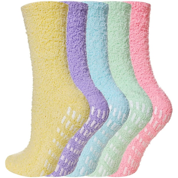 Plush socks store with grippers