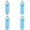Blue*4, variant on Box Cutter, Retractable Box Opener, Package Opener with Thermal Paper Eraser, Easy Slide Retractable Cute Utility Knife For Opening Daily Express Boxes, Envelopes, Packages, 1 Pc, 3.85x1.18"