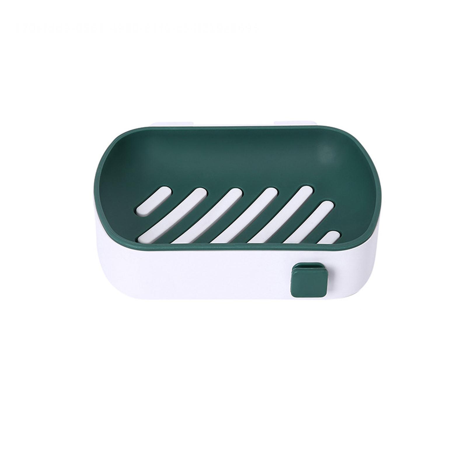 Bathroom Perforated No Drain Plastic Soap Dish Wall Mounted Soap Dish