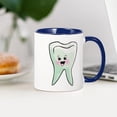 thumbnail image 3 of CafePress - Happy Tooth Mug - 11 oz Ceramic Mug - Novelty Coffee Tea Cup, 3 of 4