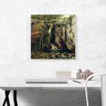 thumbnail image 2 of ARTCANVAS The Chasm At Conches 1864 Canvas Art Print by Gustave Courbet - Size: 18" x 18" (1.50" Deep), 2 of 9