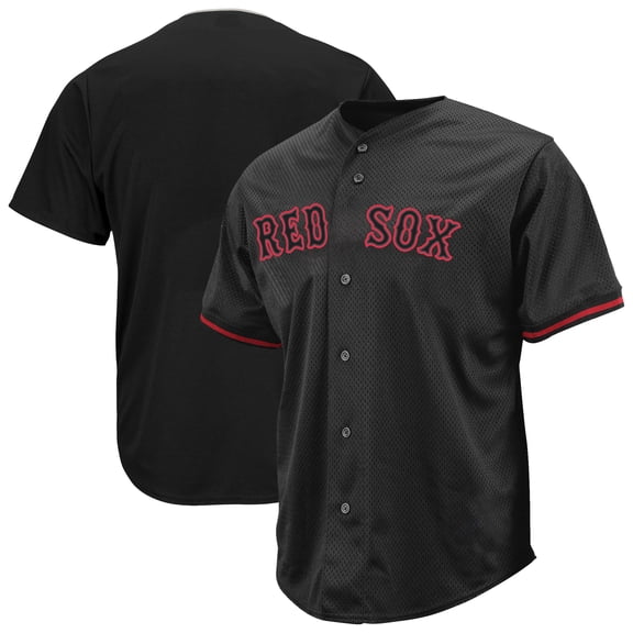 Men's Profile Black Boston Red Sox Big & Tall Pop Fashion Jersey