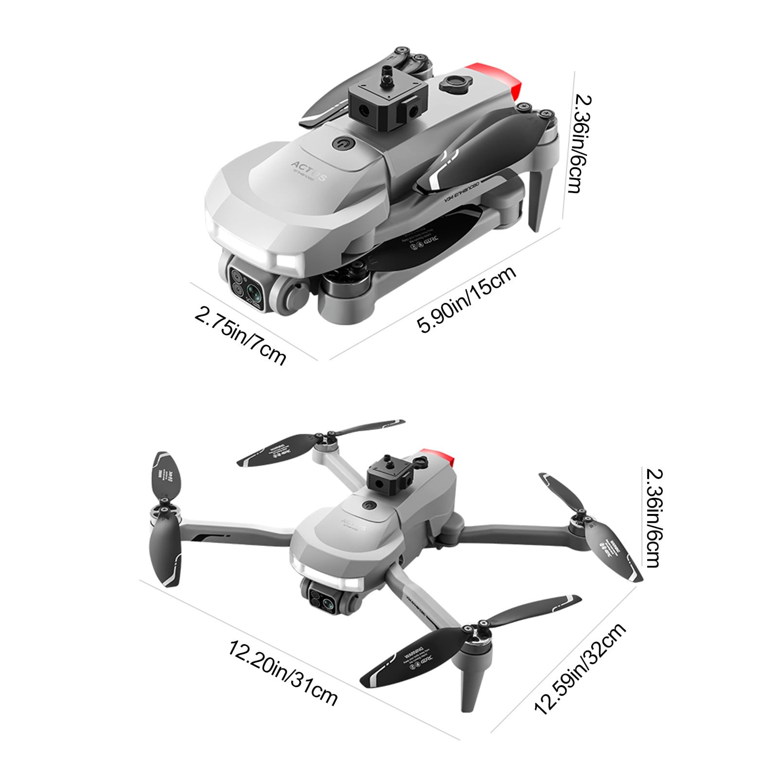 GPS Drone with 4.5 Inches Screen Remote Control, Brushless Motor Drones with Folding Body, Suitable for Adults And Teens