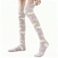 thumbnail image 2 of Roncen Womens Thigh High Fuzzy Socks Warm Winter Over Knee High Long Heart Print Fluffy Cozy Fleece Socks, 2 of 7