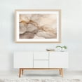 thumbnail image 5 of Inky Transparency Abstract Flow Beige Brown - Painting Abstract Minimalist Modern Art Geometric Pastel Surrealism Boho Oak Framed Wall Art Print 5 x 7 inches, 5 of 6