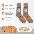 thumbnail image 3 of Men's Beware of Dog Poodle Crew Socks, 3 of 4
