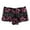 Black, variant on Panties for Women,Elegant Lace Transparent Triangle Underpants for Women with Contrast Rose Floral Pattern Design,Womens Underwear,Red,S