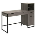 thumbnail image 1 of Pemberly Row Lane Worksmart Sit-To-Stand Desk in Farm Oak Engineered Wood, 1 of 11