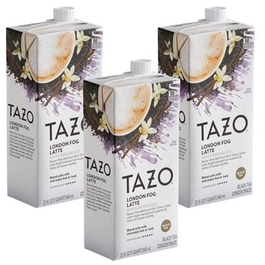 Tazo London Fog Latte Concentré 1:1 946 Ml/32 Fl Oz (Lot de 3)