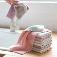 thumbnail image 2 of Kripyery 5Pcs Water Absorbent Washing Dish Cloth Towel Rag Home Kitchen Clean Tablecloth, 2 of 8
