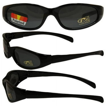 Chix Heavenly Pacific Coast Sunglasses Gloss Black Frames Polarized Smoke Lens