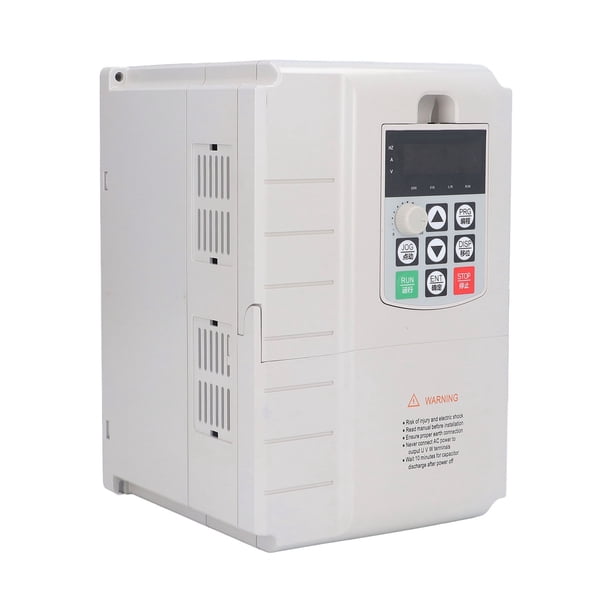 Inversor De Salida Trifásico ANGGREK convertidor de Frecuencia Programable de 8 Etapas V/F regulación de velocidad Continua de Ahorro de Energía abierto para Control de motor de 5,5 KW