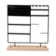 thumbnail image 5 of Organizador de joyas, soporte para joyas, escritorio único, múltiples capas, almacenamiento multiusos negro, 5 of 9