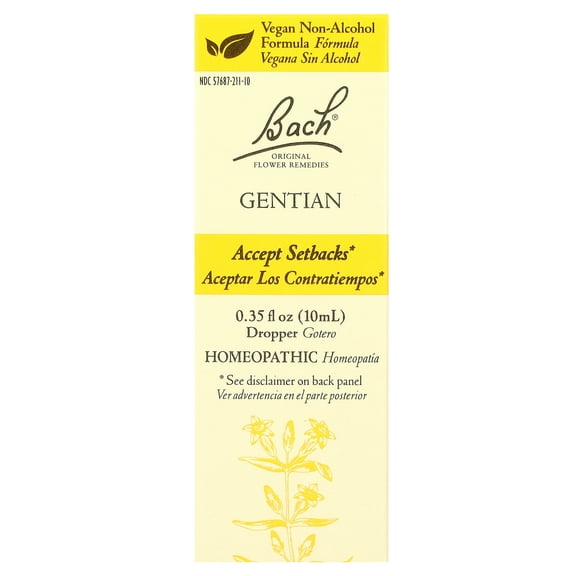 Bach Original Flower Remedies, Gentian, 0.35 fl oz (10 ml)
