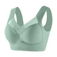 thumbnail image 3 of Womens T Shirts Women Comfort Lightweight Wireless Bras Correcting Bra for Seniors Plus Size Full Coverage Soft Everyday Bra Tops for Women, 3 of 5