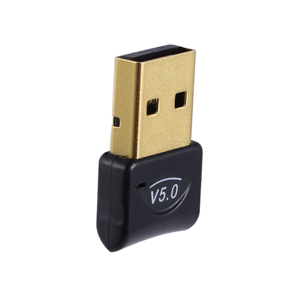 Methold Adaptador de audio Bluetooth 5.0 Transmisor receptor inalámbrico de modo dual USB 2.0 3Mbps Computadora Bluetooth Cables de audio/vídeo Negro