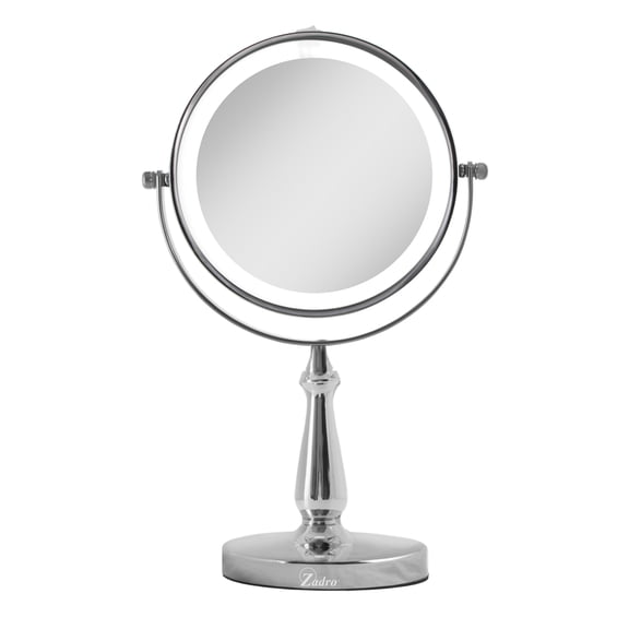 Zadro LED Lighted Makeup Mirrors with Magnifications & Swiveling Heads
