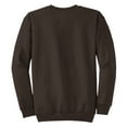 thumbnail image 6 of Yellow Rooster Men's Core Fleece Classic Crewneck Sweatshirt Dark Chocolate Brown 2XL, 6 of 6