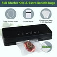 thumbnail image 2 of BoxLegend Vacuum Sealer, 6-in-1 Automatic Food Sealer Machine with 10 Bags, Black, 2 of 7