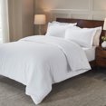 thumbnail image 3 of Superior Solid Cotton Flannel Duvet Cover Set, Twin, White, 3 of 8