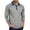 Light Gray, variant on Adult Men Polo T Shirts Long Sleeve Button Tees Shirts Lightweight Green Golf Shirt for Man