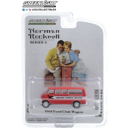 Greenlight 1:64 Norman Rockwell Series 3 1968 Ford Club Wagon