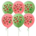 thumbnail image 5 of 40 globos de látex duraderos con estampado de sandía, ideales para fiestas de verano (20 unidades en verde y rojo)., 5 of 5