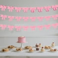 thumbnail image 5 of 2 String of 8 PCS Valentines Party Decoration Bow Garland, Coquette Party Decorations,Bow Birthday Decor for Girls, Bachelorette Decorations 2025,Baby Girl Banner and Garland for Shower Pink, 5 of 9