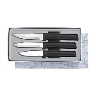 Rada Cutlery Paring Knife Set – 6 Knives with Stainless Steel Blades with Aluminum