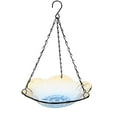 thumbnail image 5 of The Lakeside Collection Decorative Hanging Glass and Metal Bird Cage Bath, Garden, 5 of 5