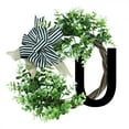 thumbnail image 1 of Unique Last Name Year Round Front Door Wreath With Bow Welcome Sign Garland 26 Letter Farmhouse Wreath For Front Door Spring All Mini Window Battery Powe Wreath Lights Solar Powe Wreath, 1 of 3