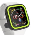 thumbnail image 3 of Case for Apple Watch Series 7 45mm Shockproof Protective Heavy Duty Bumper Cover Case - Impact Resistant - Shock Absorbent iWatch Case for Women, Men, Kids, Black, Neon Green, 3 of 5