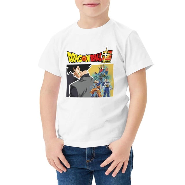 Camiseta Algodón de DBZ para niños