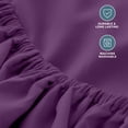 thumbnail image 7 of Bare Home 2-Pack Fitted Sheets - Premium 1800 Collection - Ultra-soft - Deep Pocket - Queen, Plum, 7 of 7