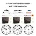 thumbnail image 2 of Quiet Quartzs Clock Mechanism Kits with Unique Music Note Fork Pencil Hands for DIY Enthusiasts and Wall Clock Repairs, 2 of 8