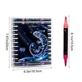 thumbnail image 3 of Virelaxpo Two-Tone Glitter Markers Pen Dual Tip Design Pearlescent Fluorescent for Art Planners Coloring Journaling Creative Drawing, 3 of 6