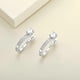thumbnail image 4 of Hoop Earrings 925 Sterling Silver U Shaped Huggie Earring Birthstone Jewelry for Women, 4 of 5