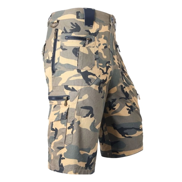 WILLBEST Pantalones Cortos para Hombre, Pantalones Cortos Holgados de Pierna Recta para Verano, Tallas Grandes, Tendencia Informal, Pantalones Medianos, Pantalones Cortos Cargo con Bolsa
