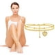 thumbnail image 1 of Fiudx Tobillera con Letras, Elegante Tobillera con Dije de Corazón, Diseño En Capas para La Moda, Joyería Personalizada para Mujer, Perfecta para Fiestas En La Playa o Citas Nocturnas, Una Declaració, 1 of 4