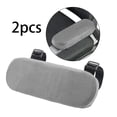 thumbnail image 3 of 2 piezas de almohadillas para reposabrazos de silla de poliéster, cómodas y lavables. Gris, 3 of 9