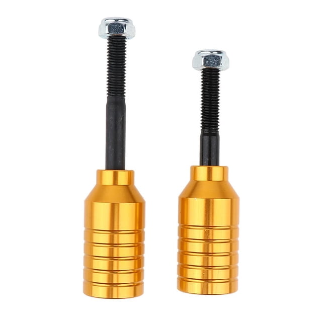 Juego de clavijas de para patinete de aleación, 2 uds., clavijas para patinete de aleación de aluminio 6061T6 resistentes Oro kusrkot Juego de clavijas para scooter