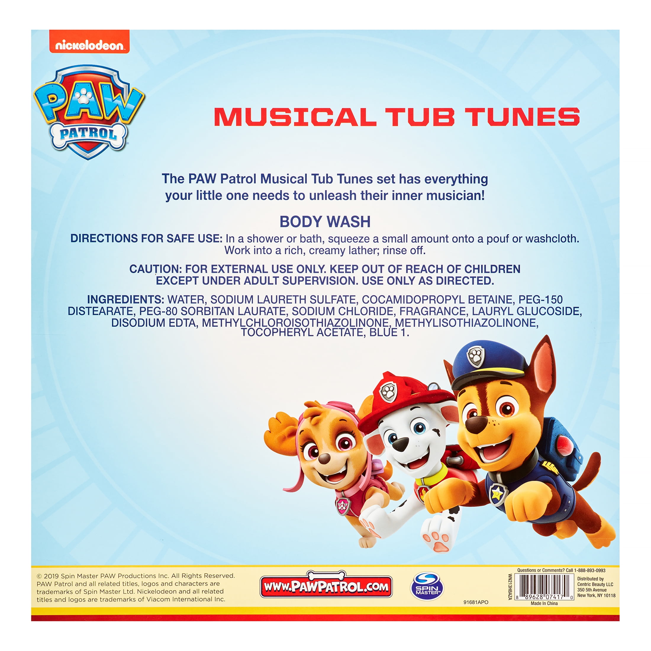 paw patrol musical band set