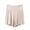 Beige, variant on Jalioing Women's High Waist Pajama Shorts Pleated Ruffle Trim Loose Shorts Casual Comfy Summer Sleep Shorts