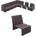 thumbnail image 1 of Siesta ISP837-BR Monaco Partie d'Extension Sectionnelle Brun avec Coussin, 1 of 1