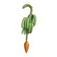 thumbnail image 2 of Plátano artificial, fruta de imitación, accesorio decorativo, racimo de plátanos para la cosecha Verde, 2 of 9