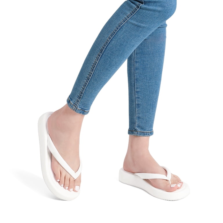 Dream Pairs Women Flip Flops Platform Thong Sandals Comfortable