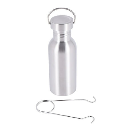 

Portable Stainless Steel Water Kettle with Hook Outdoor 500ML